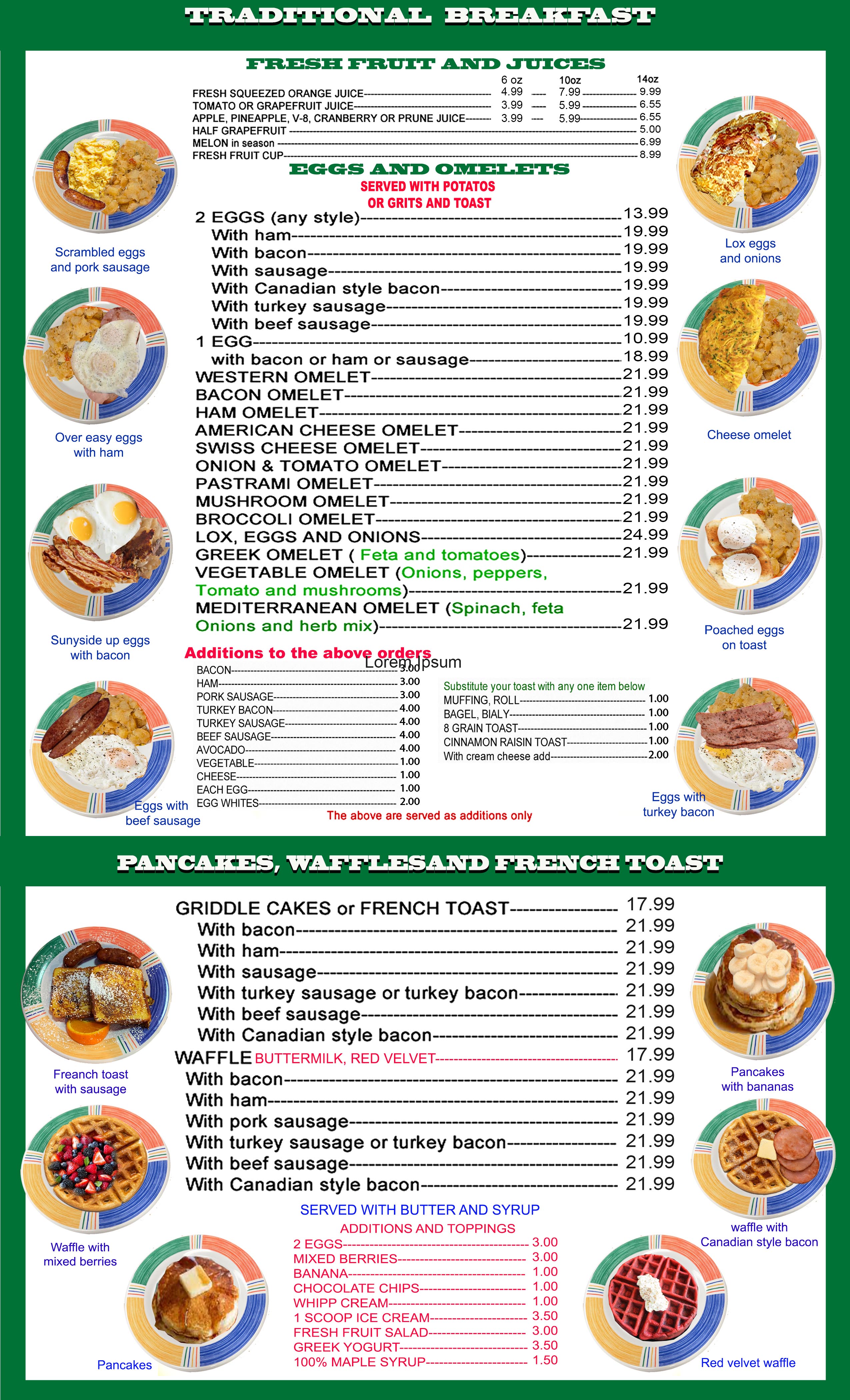Astro Diner Menu.pdf Astro Restaurant accessibility